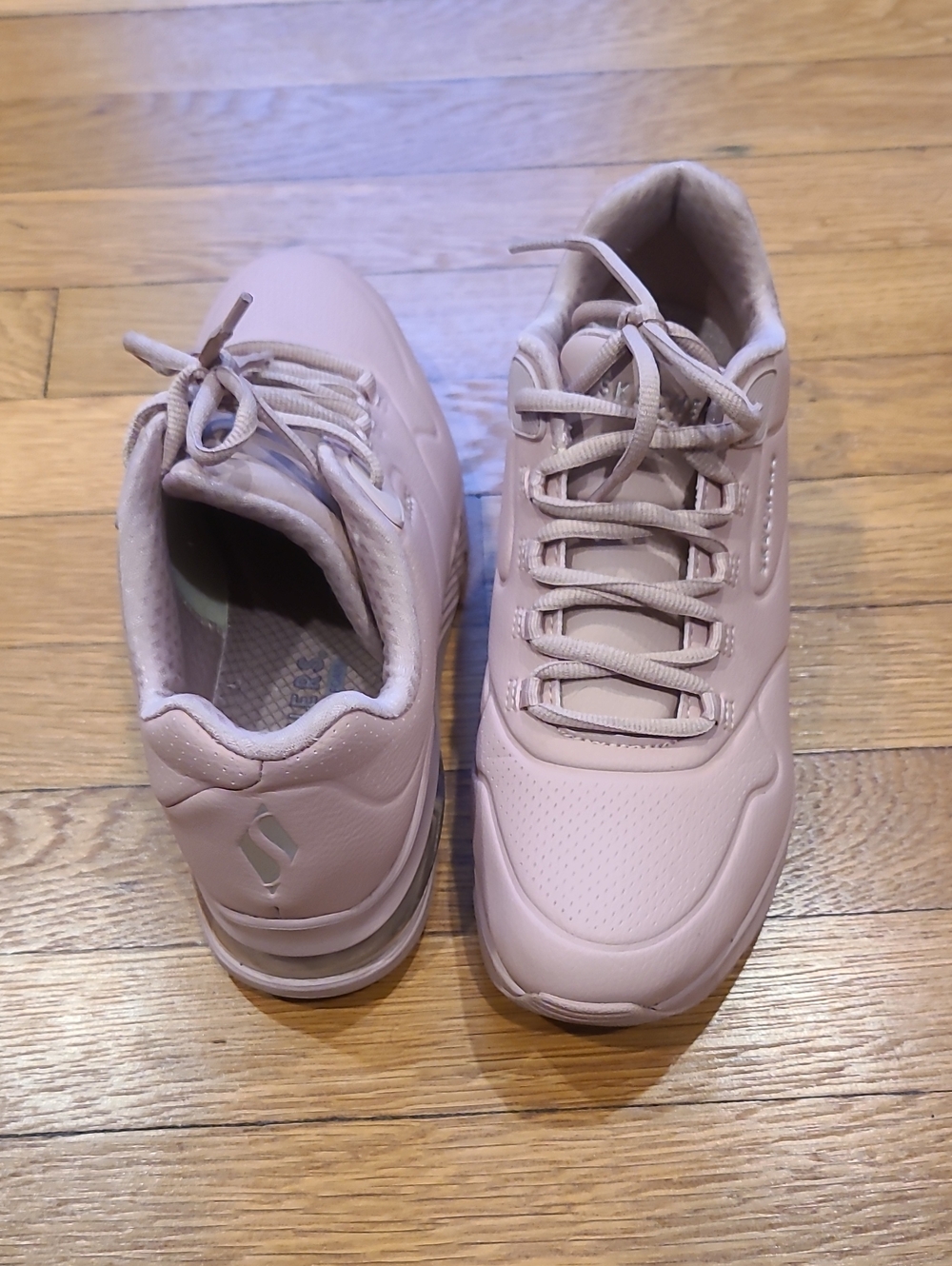 Skechers Women's Lace-Up Sneakers in Dusty Pink